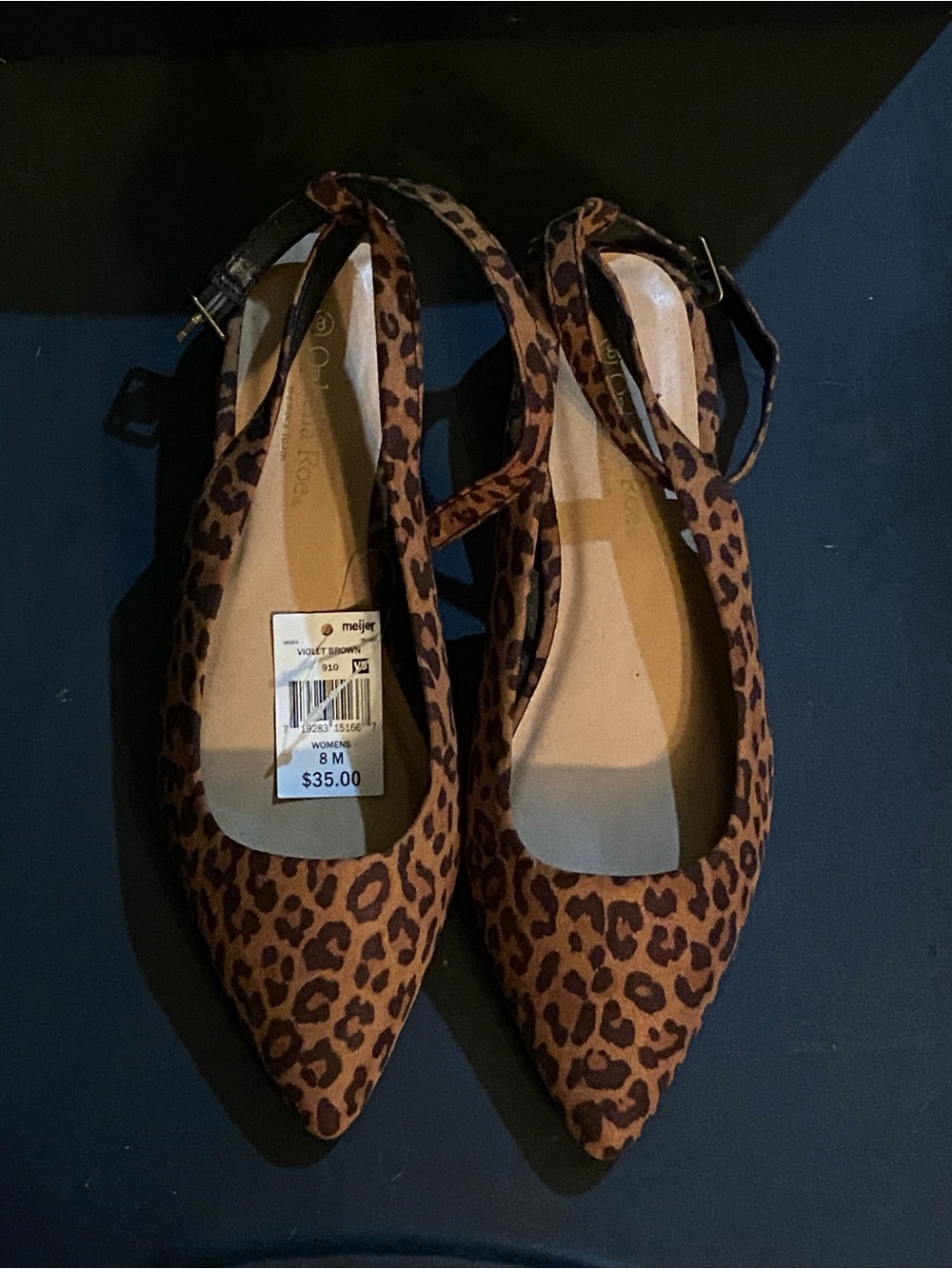Ophelia roe size 8 women’s shoes cheetah pattern  new with tags $35